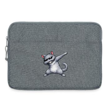 Éponge du bleu russe - Sacoche pour ordinateur portable 15 pouces - gris chiné - Devant