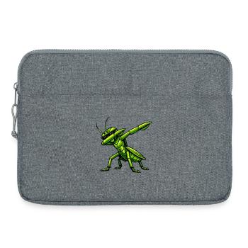 Dabbing Gottesanbeterin - Laptoptasche 15" - Grau meliert - Vorne