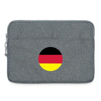 fahne_de - Sacoche pour ordinateur portable 15 pouces - gris chiné - Devant