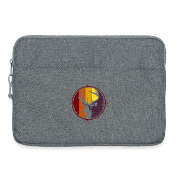 Hunter - Hunting - Deer - Laptop bag 15" - heather grey - Front