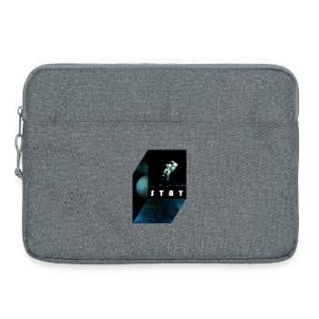 séjour / code morse - Sacoche pour ordinateur portable 15 pouces - gris chiné - Devant
