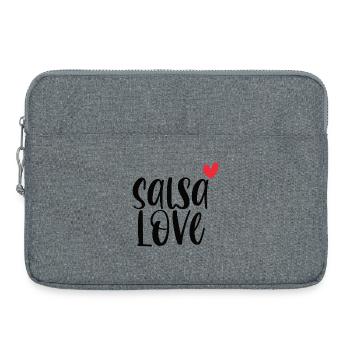 L’amour de la salsa! Danseur danseur Cadeau de danse - Sacoche pour ordinateur portable 15 pouces - gris chiné - Devant