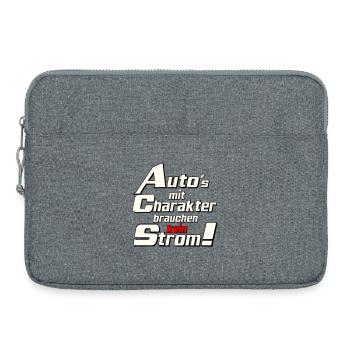 Auto Tuning Schrauber Kult Auto mit charakter (25) - Laptoptasche 15" - Grau meliert - Vorne