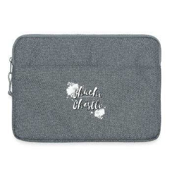 Chuchichästli typo | Chuchichäschtli  - Laptoptasche 15" - Grau meliert - Vorne