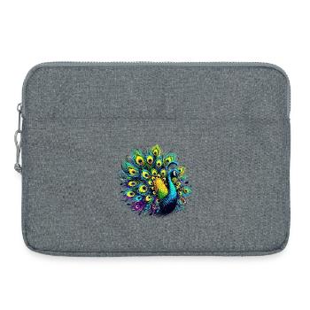 Paon - Sacoche pour ordinateur portable 15 pouces - gris chiné - Devant