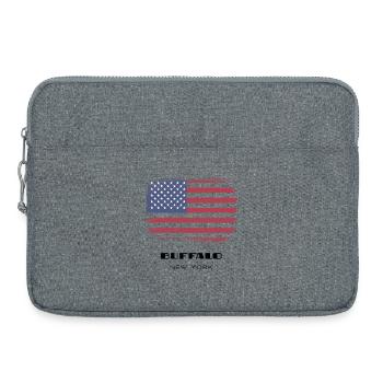 Buffalo, New York, États-Unis - Sacoche pour ordinateur portable 15 pouces - gris chiné - Devant