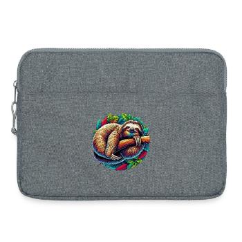 Paresse - Sacoche pour ordinateur portable 15 pouces - gris chiné - Devant