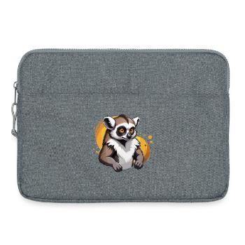 Lémurien fort - Sacoche pour ordinateur portable 15 pouces - gris chiné - Devant