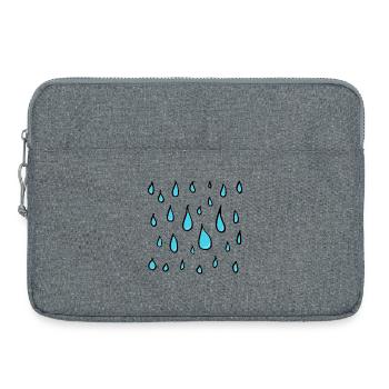 goutte d’eau - Sacoche pour ordinateur portable 15 pouces - gris chiné - Devant
