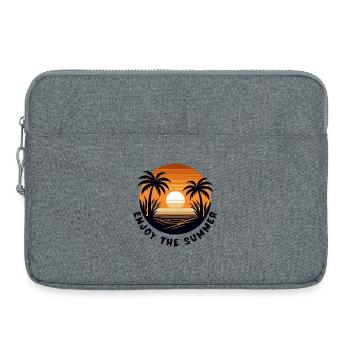 Enjoy the summer - Laptop bag 15" - heather grey - Front