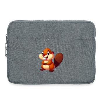 Bieber - Laptoptasche 15" - Grau meliert - Vorne