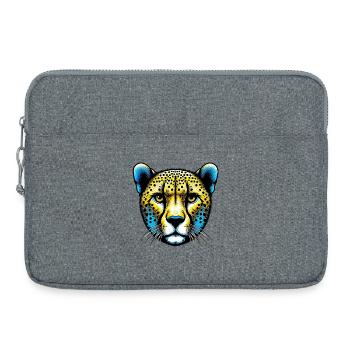 Guépard - Sacoche pour ordinateur portable 15 pouces - gris chiné - Devant