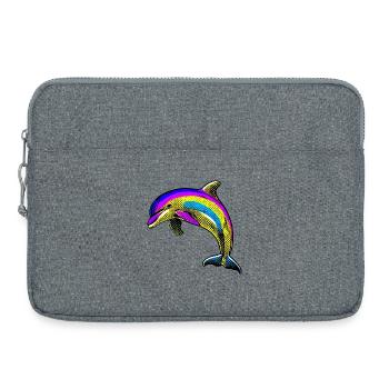 Delfin - Laptoptasche 15" - Grau meliert - Vorne