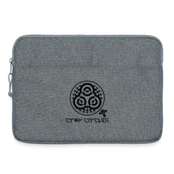 Psychedelic Trinity Crop Circle - Laptop bag 15" - heather grey - Front