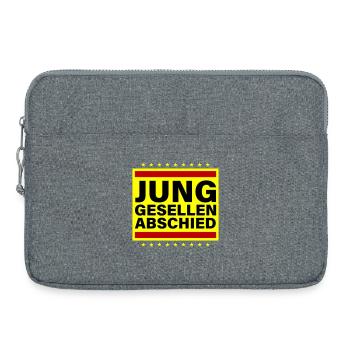 Junggesellenabschied Jga Spruch - Laptoptasche 15" - Grau meliert - Vorne