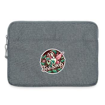 Fête du thé Snob du Thé - Sacoche pour ordinateur portable 15 pouces - gris chiné - Devant