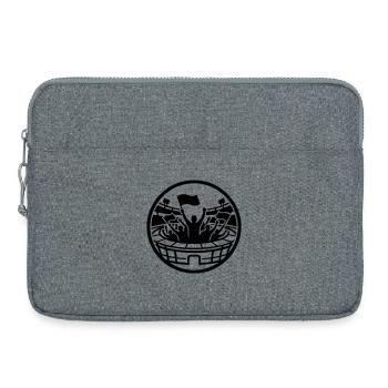 Supporters du stade - Sacoche pour ordinateur portable 15 pouces - gris chiné - Devant