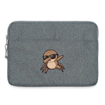 Dabbing Spinne - Laptoptasche 15" - Grau meliert - Vorne