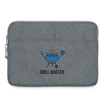 Echter Grill Master Papa - Laptoptasche 15" - Grau meliert - Vorne