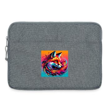 Fuchs - Laptoptasche 15" - Grau meliert - Vorne