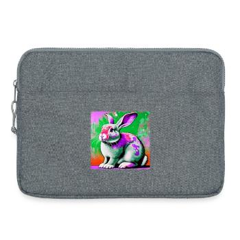 rabbit - Laptop bag 15" - heather grey - Front