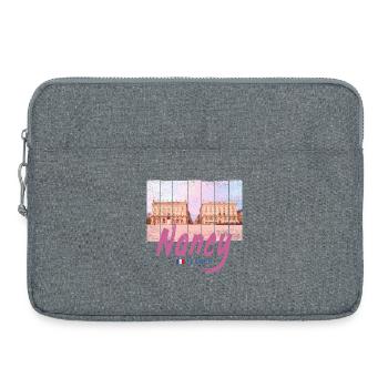 Nancy Grand Est in Frankreich beim Sonnenuntergang - Laptoptasche 15" - Grau meliert - Vorne