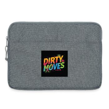 Dirty Moves Neon Splash Tee - Laptoptasche 15" - Grau meliert - Vorne