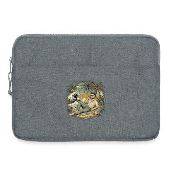 Smoky Summer - Laptoptasche 15" - Grau meliert - Vorne