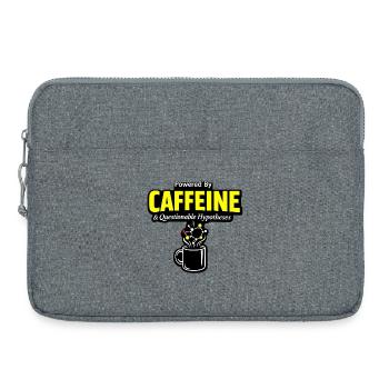 Chimie du café : Tasse de molécules de caféine - Sacoche pour ordinateur portable 15 pouces - gris chiné - Devant