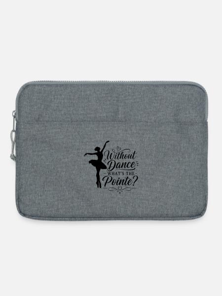 Balletttänzer Geschenk für Ballettlehrer - Laptoptasche 15" - Grau meliert