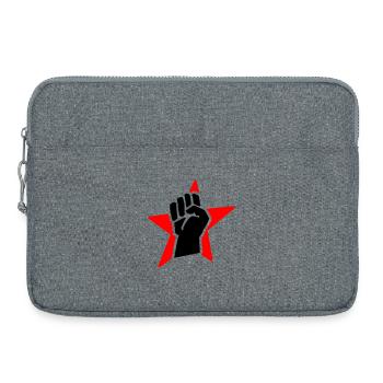 revolution fist (for black shirts) - Sacoche pour ordinateur portable 15 pouces - gris chiné - Devant