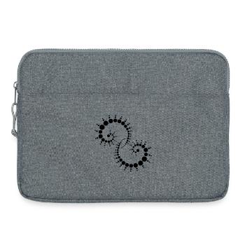 fossil - Laptop bag 15" - heather grey - Front