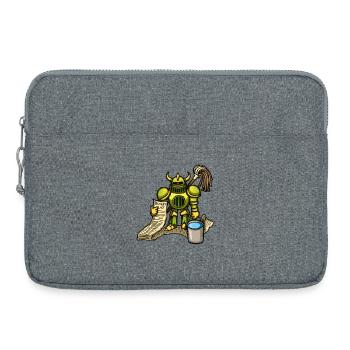 Bucket Knight - Laptop bag 15" - heather grey - Front