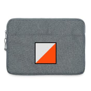 Orientierung Bildschirm - Laptoptasche 15" - Grau meliert - Vorne
