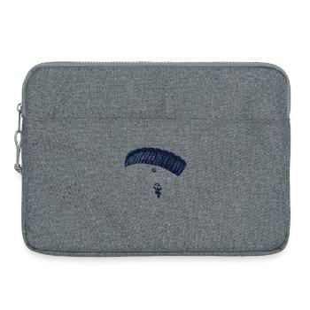 parachuting - Laptop bag 15" - heather grey - Front