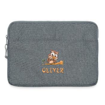 Owl Oliver - Laptop bag 15" - heather grey - Front