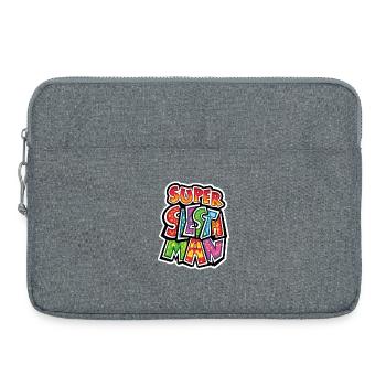 Super Siesta Man - Laptop bag 15" - heather grey - Front
