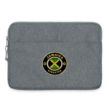 Jamaica / Cadeau / Idée cadeau - Sacoche pour ordinateur portable 15 pouces - gris chiné - Devant