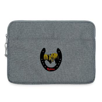 hufeisenmaedels - Laptoptasche 15" - Grau meliert - Vorne