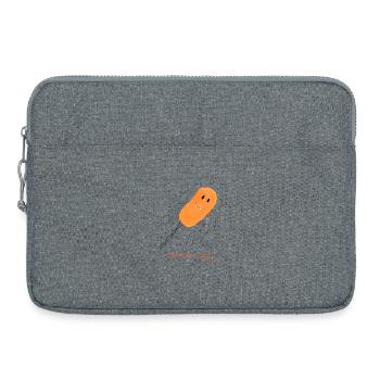 E. coli / Escherichia coli - bacterium - Laptop bag 15" - heather grey - Front
