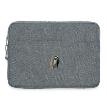 Colorful woodpecker shirt gift bird nature animal nectar - Laptop bag 15" - heather grey - Front