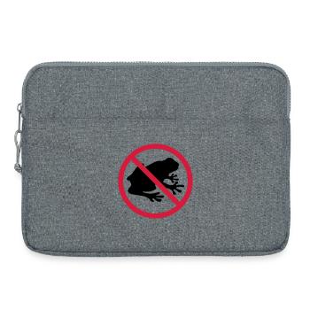 frog forbidden shield zone no kroete silhouett - Laptop bag 15" - heather grey - Front