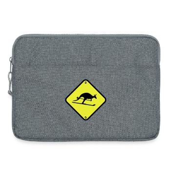 ski - Sacoche pour ordinateur portable 15 pouces - gris chiné - Devant