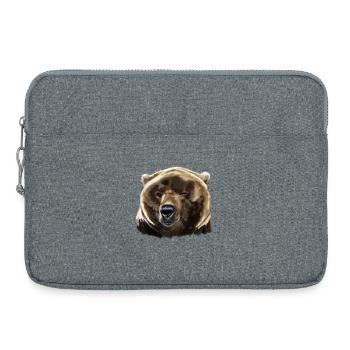 Bär - Laptoptasche 15" - Grau meliert - Vorne
