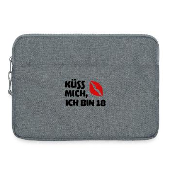 18ème anniversaire Dix-huit anniversaire disant - Sacoche pour ordinateur portable 15 pouces - gris chiné - Devant