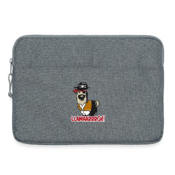 Lama pirate - Sacoche pour ordinateur portable 15 pouces - gris chiné - Devant