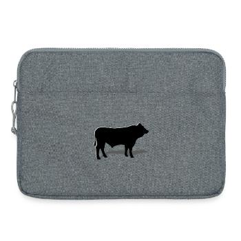 taureau - Sacoche pour ordinateur portable 15 pouces - gris chiné - Devant