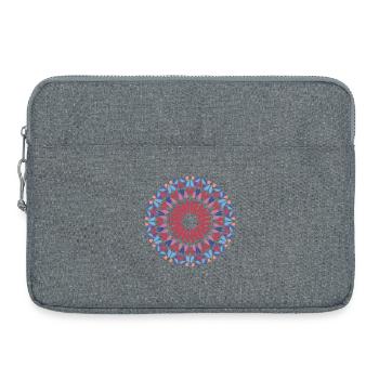 Mandala - Sacoche pour ordinateur portable 15 pouces - gris chiné - Devant