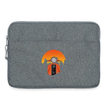 Altes Moped - Laptoptasche 15" - Grau meliert - Vorne