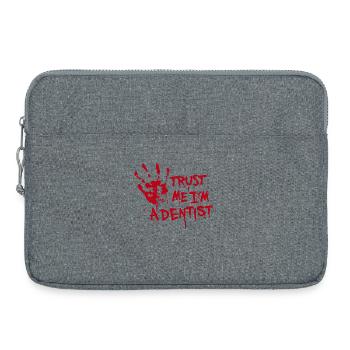 Trust me I'm a dentist - Sacoche pour ordinateur portable 15 pouces - gris chiné - Devant